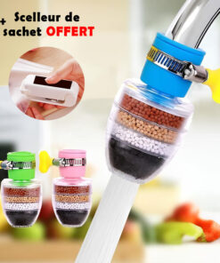 Filtre à eau + (Scelleur de sachet offert)